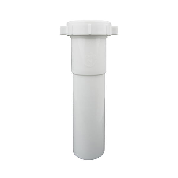 1-1/2" X 6" PLASTIC SLIP JOINT EXTENSION 1-1/2" X 6" PLASTIC SLIP JOINT EXTENSION