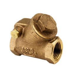 1-1/4” FNPT X FNPT BRONZE Y-PATTERN CHECK VALVE