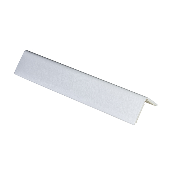 1-1/8” X 4’ WHITE VINYL CORNER GUARD W/ SELF ADHESIVE TAPE 1-1/8” X 4’ WHITE VINYL CORNER GUARD W/ SELF ADHESIVE TAPE