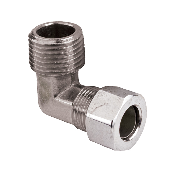 1/2" MIP X 3/8" OD CHROME MALE ELBOW 1/2" MIP X 3/8" OD CHROME MALE ELBOW