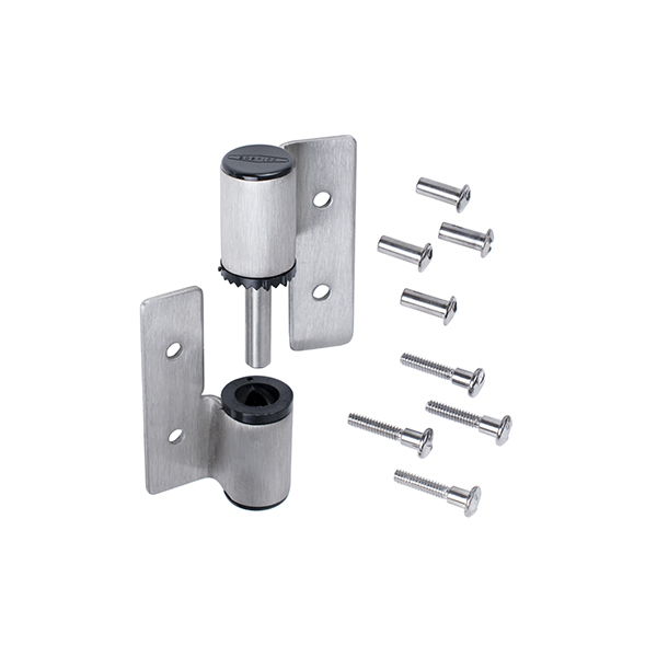 1” LAMINATE SS PARTITION HINGE RH 1” LAMINATE SS PARTITION HINGE RH