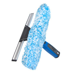 10” 2-IN-1 PROFESSIONAL WINDOW CLEANER W/ SCRUBBER & SQUEEGEE