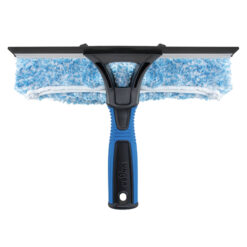 10” 2-IN-1 PROFESSIONAL WINDOW CLEANER W/ SCRUBBER & SQUEEGEE