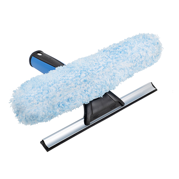 10” 2-IN-1 PROFESSIONAL WINDOW CLEANER WITH SCRUBBER & SQUEEGEE 10” 2-IN-1 PROFESSIONAL WINDOW CLEANER WITH SCRUBBER & SQUEEGEE