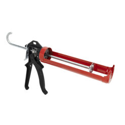 10 OZ CAULK GUN W/ TRIGGER RED/BLACK CONTRACTOR GRADE