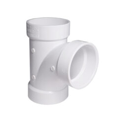 1-1/4" SCH 40 PVC DWV SANITARY TEE H X H X H