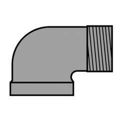 LEGEND VALVE 51947 2-1/2 BLACK IRON 90 DEG ST ELBO
