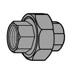 LEGEND VALVE 55452 3/4 BLACK IRON UNION