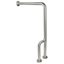 ASI 2657 GRAB BAR - WALL TO FLOOR W/LH OUTRIGGER
