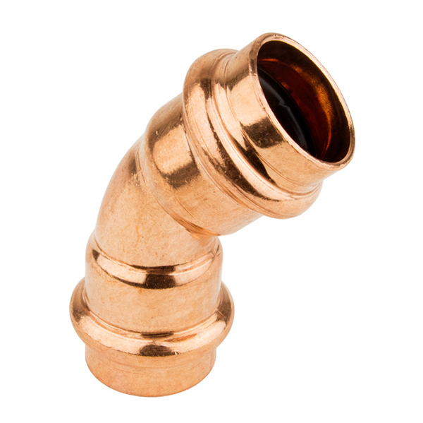 PROPRESS CP4512 1/2" PRESS 45 DEG ELBOW - COPPER CRIMP PROPRESS CP4512 1/2" PRESS 45 DEG ELBOW - COPPER CRIMP