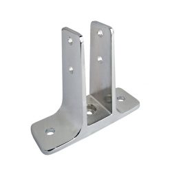 DOUBLE EAR URINAL SCREEN BRACKET 1" x 3-1/2" FOR PARTITION
