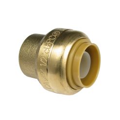 LF 1/2" END STOP PUSH FITTING