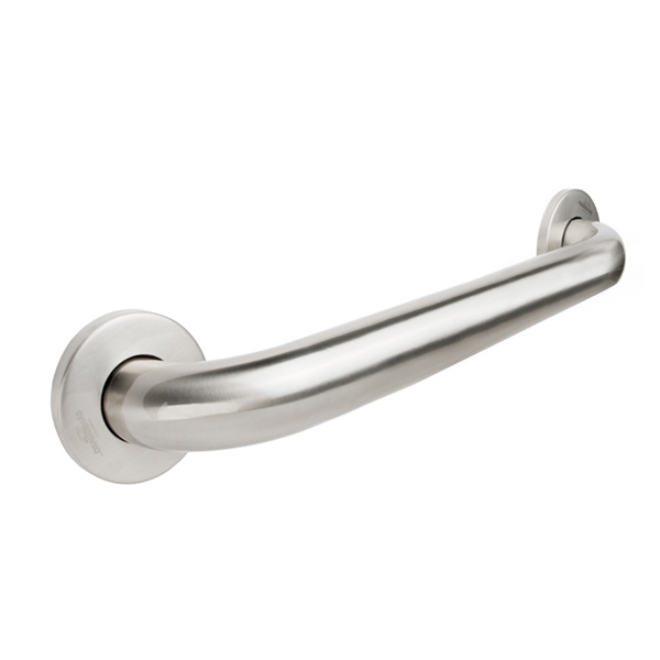 S/S GRAB BAR 24" STRAIGHT CONCEALED FLANGE
