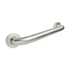 S/S GRAB BAR 18" STRAIGHT CONCEALED FLANGES