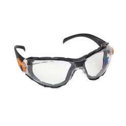 SAFETY GOGGLES - FOAM LINED W/ TEMPLES