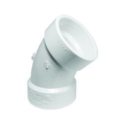 2" SCH 40 PVC DWV 45 DEG ELL (1/8 BEND H X H)