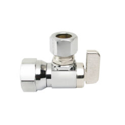 1/2 IPS X 1/2 OD CP ANGLE STOP BALL VALVE