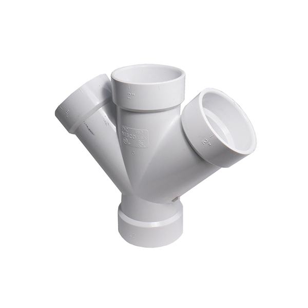 1-1/2 SCH 40 PVC DWV DOUBLE WYE 1-1/2 SCH 40 PVC DWV DOUBLE WYE