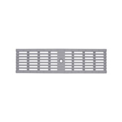 20” X 5-3/8” HDPE HEEL PROOF SLOTTED DRAIN GRATE