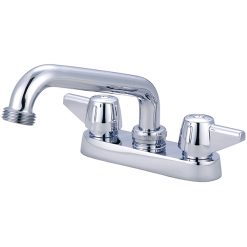 CENTRAL BRASS 0084-H CHROME PLATED 4” LAUNDRY FAUCET WITH 6” SPOUT