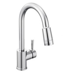 CLEVELAND FAUCET 46201 CP SINGLE HANDLE KITCHEN FAUCET WITH PULL DOWN SPOUT