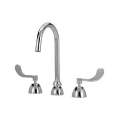 ZURN Z831B4-XL ADA WIDESPREAD FAUCET WITH GOOSENECK SPOUT & WING HANDLES