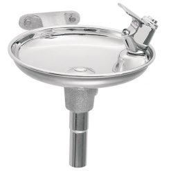 HAWS 1152 - POLISHED DRINKING FOUNTAIN SS BOWL PUSH BUTTON BUBBLER VALVE
