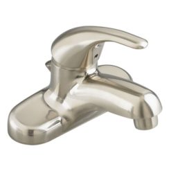 AMERICAN STANDARD 2175500.295 SATIN NICKEL SINGLE LEVER 1.2 GPM LAV FAUCET WITH POP UP