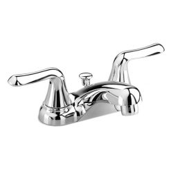 AMERICAN STANDARD 2275503.002 CHROME PLATED TWO HANDLE 1.2 GPM LAV FAUCET WITH POP UP