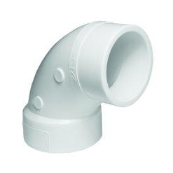 3" SCH 40 PVC DWV 90 DEG ST ELL