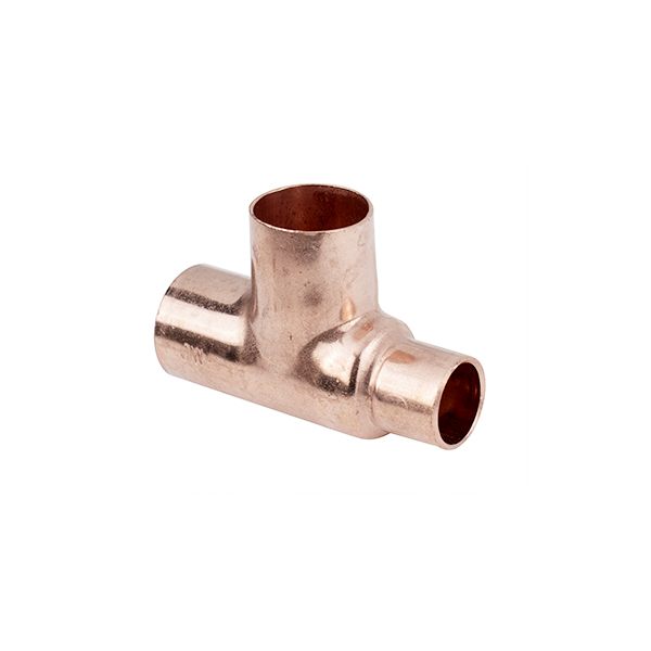 3/4" X 1/2" X 3/4" COPPER REDUCING TEE 3/4" X 1/2" X 3/4" COPPER REDUCING TEE