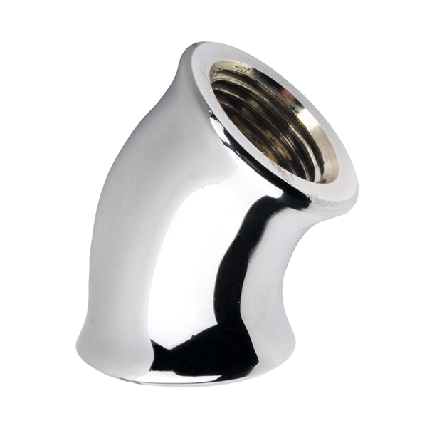 3/8" IPS CHROME 45 ELBOW 3/8" IPS CHROME 45 ELBOW