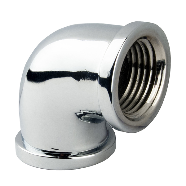 3/8" IPS CHROME 90 ELBOW 3/8" IPS CHROME 90 ELBOW