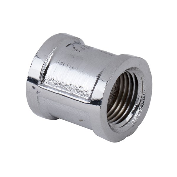 3/8" IPS CHROME COUPLING 3/8" IPS CHROME COUPLING
