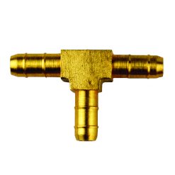 1/4 BRASS BARBED TEE
