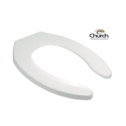 CLOSET SEAT - ELONGATED WHITE HD (6 PC)