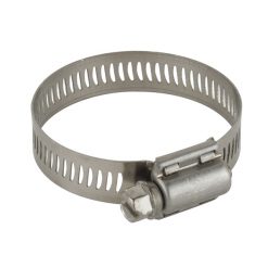 STAINLESS STEEL HOSE CLAMP (MIN. 1-1/16”, MAX. 2”)