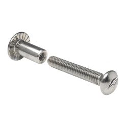 TWO PC ONE WAY SEX BOLT 1-1/4"
