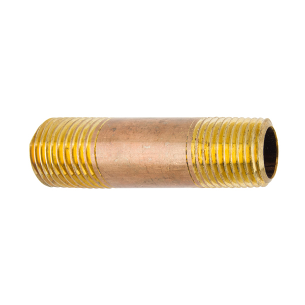 ANDERSON METALS 51002 3/8" X 4" BRASS NIPPLE Equiparts