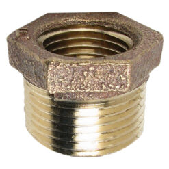 1/2" X 3/8" IPS BRASS HEX BUSHING