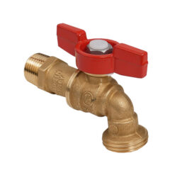 LEGEND VALVE 107-167 1/2" MIPS 1/4 TURN ROUGH BRASS HOSE BIBB