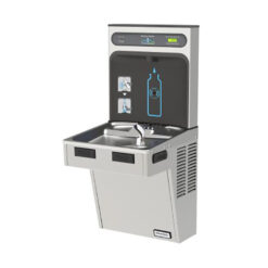 HALSEY TAYLOR HTHB-HAC8SS-WF HYDROBOOST BOTTLE FILLING STATION & SINGLE STAINLESS STEEL ADA COOLER - FILTERED