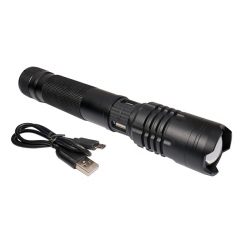 SENSIBLE PRODUCTS HRF-1 HIGH-BEAM RECHARGEABLE FLASHLIGHT - BLACK