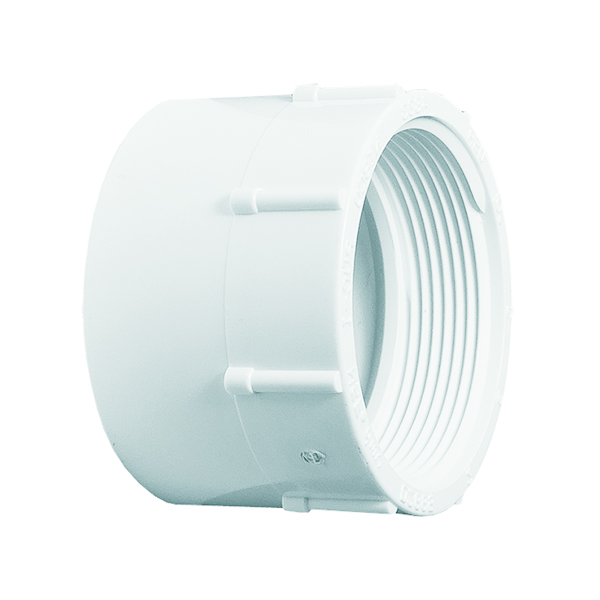 4" SCH 40 PVC DWV FEMALE ADAPTER 4" SCH 40 PVC DWV FEMALE ADAPTER