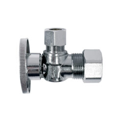 CSB INTERNATIONAL VA1-Q ANGLE STOP 5/8” OD COMP X 3/8” OD COMP - 1/4 TURN