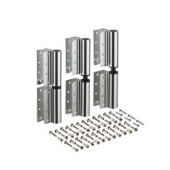 INSWING/OUTSWING 8" ALUM PARTITION HINGE SET OF 3