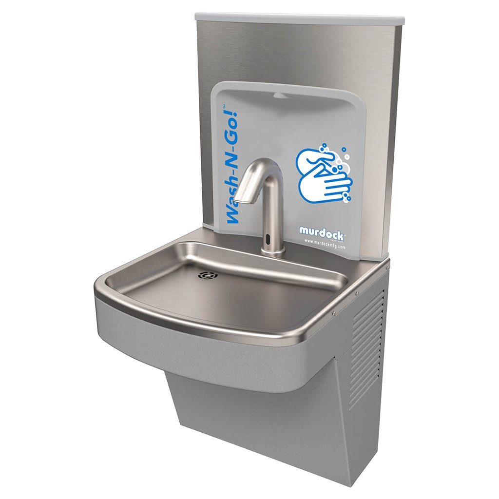 BARRIER FREE WALL MT HAND WASHING STATION-GRAY FINISH BARRIER FREE WALL MT HAND WASHING STATION-GRAY FINISH