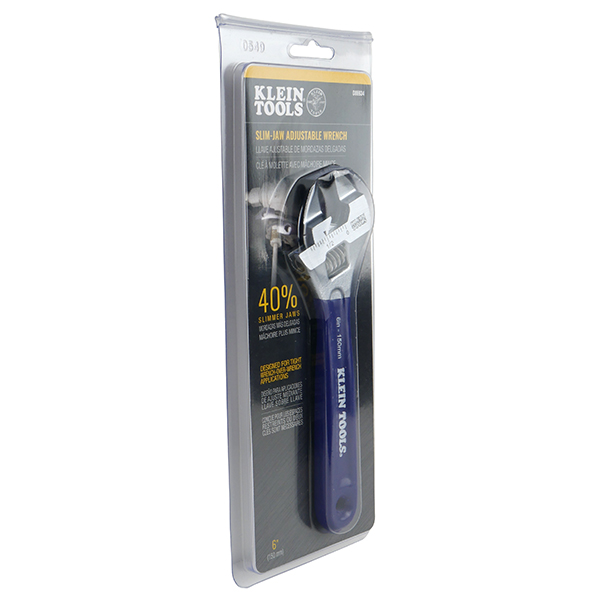 6” SLIM-JAW ADJUSTABLE WRENCH 6” SLIM-JAW ADJUSTABLE WRENCH