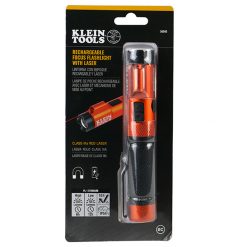 RECHARGEABLE FOCUS FLASHLIGHT W/ LASER