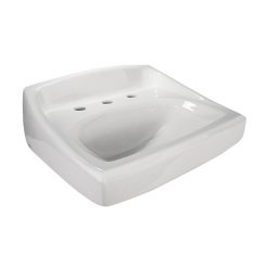 AMERICAN STANDARD LUCERNE 8" CENTERS LAVATORY SINK WALL HUNG